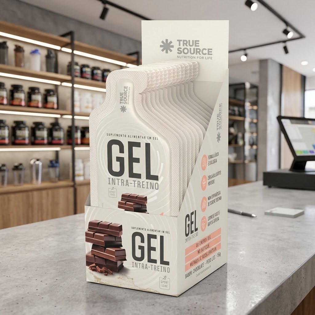 Gel Intra Treino Carbo True Source Vitamina B6 Potássio
