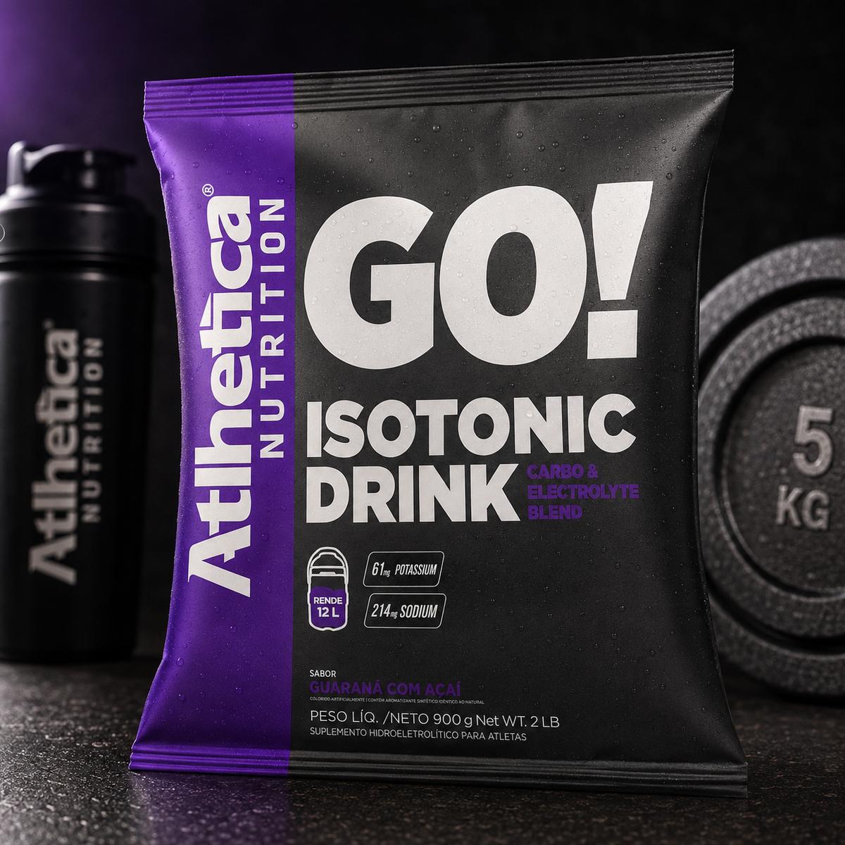 Isotonico Isotonic Drink 900g Go Atlhetica Repositor 30doses