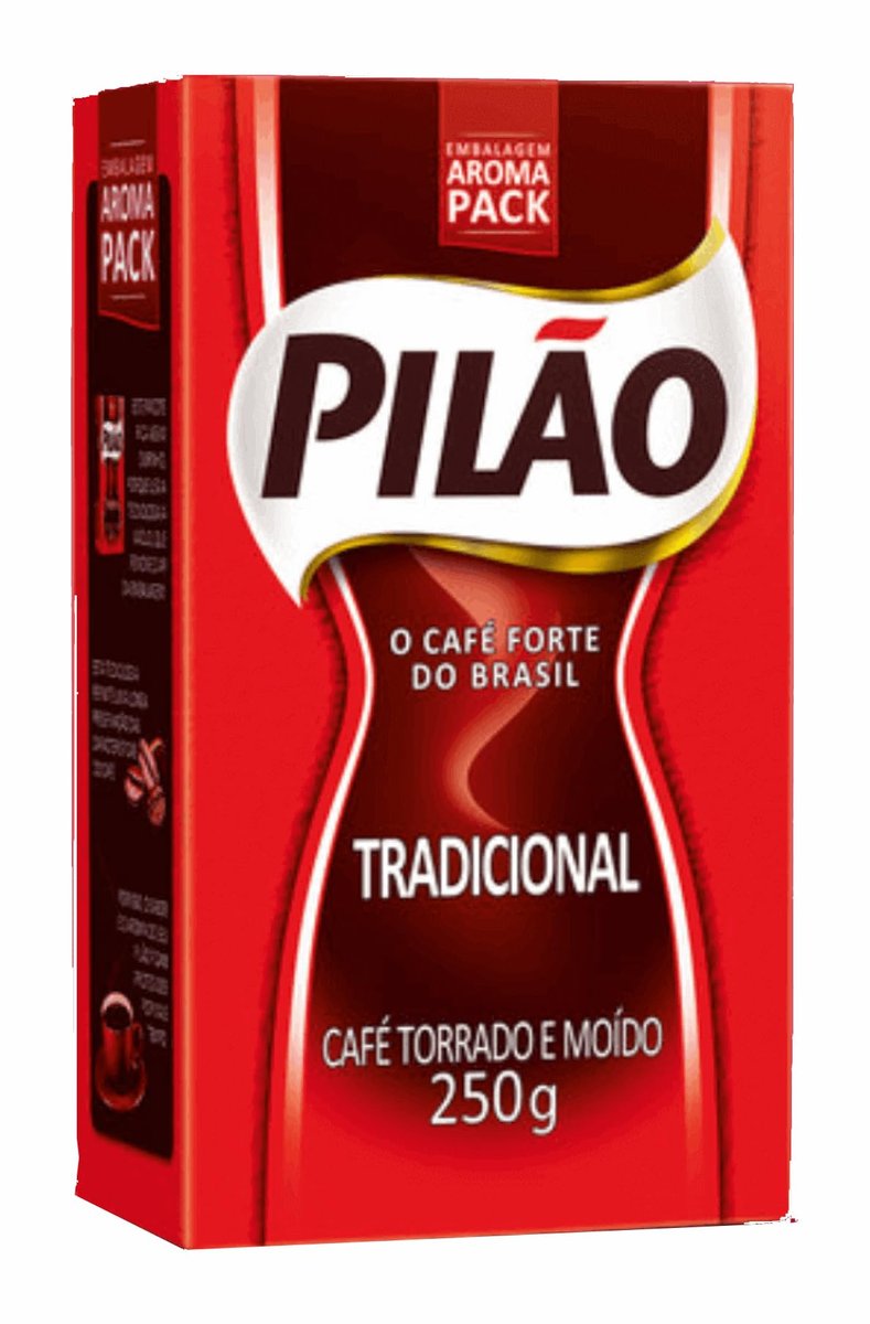 Café Pilão Torrado e Moído Tradicional Vácuo 250 gramas