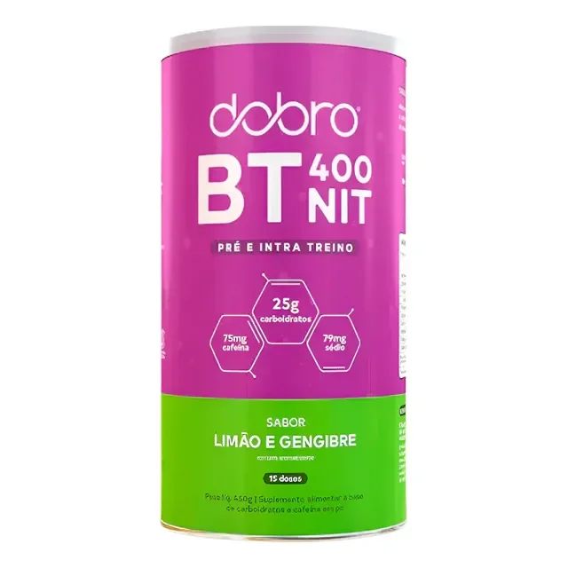 Bt 400 Nitrato Com Cafeína Lata 450g - Dobro