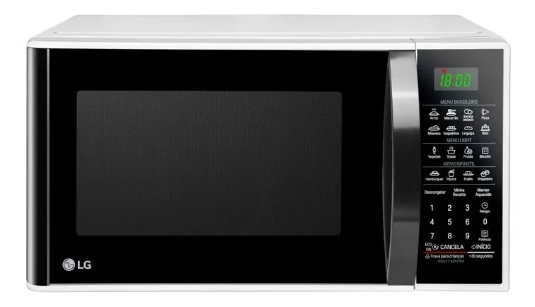 Micro-ondas LG 30L Branco Limpa Fácil - 127V