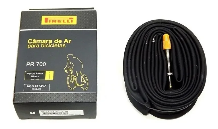 Câmara Ar Pirelli Speed Aro 700 X 28/45 Gravel Presta 60mm