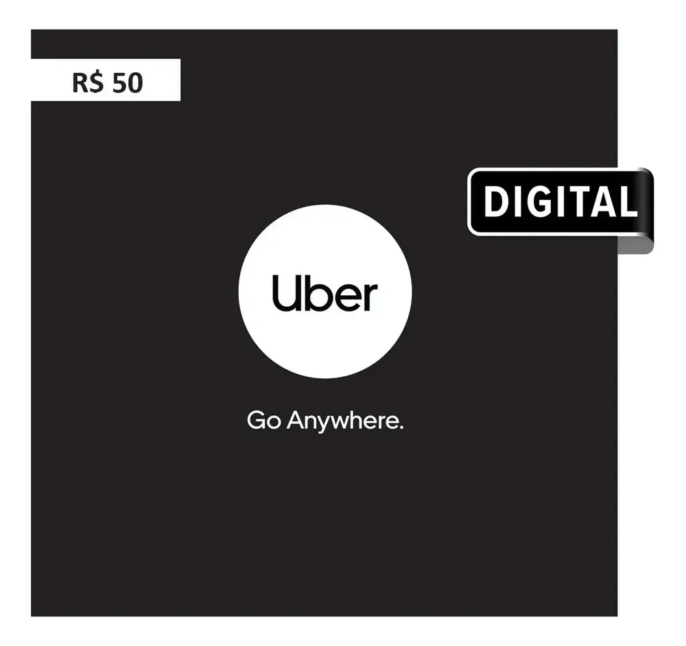 Uber Gift Card R$50 (Digital)