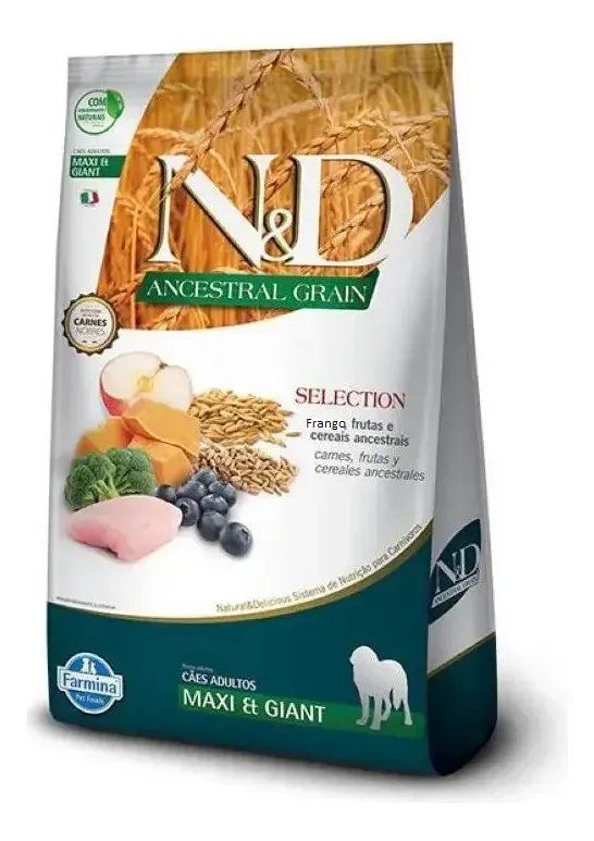 Ração Farmina Ancestral Grain Seca para Cão Adulto Raça Grande 15kg