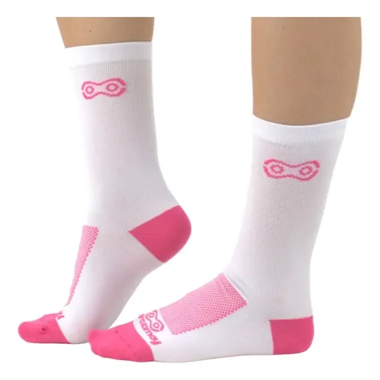 Meia De Ciclismo Márcio May Sports Minimal Branco Único
