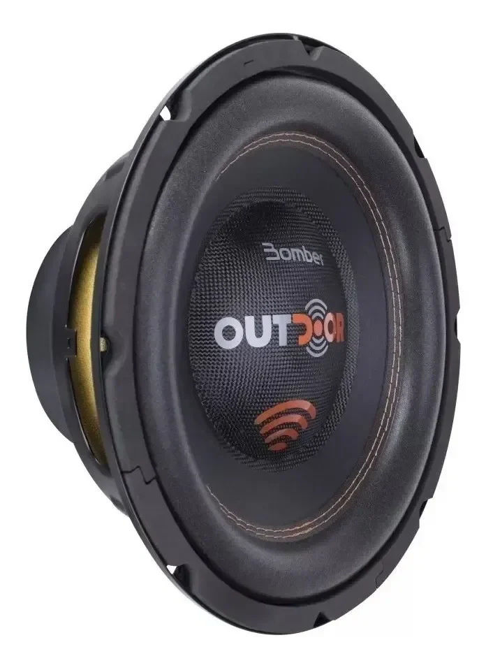 Subwoofer 10 Pol Outdoor 300 Watts Rms 4 Ohms Bomber Cor Preto