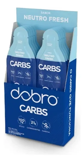 Carbs Gel Dobro Sabor Neutro Fresh Sabor Sem Cafeína