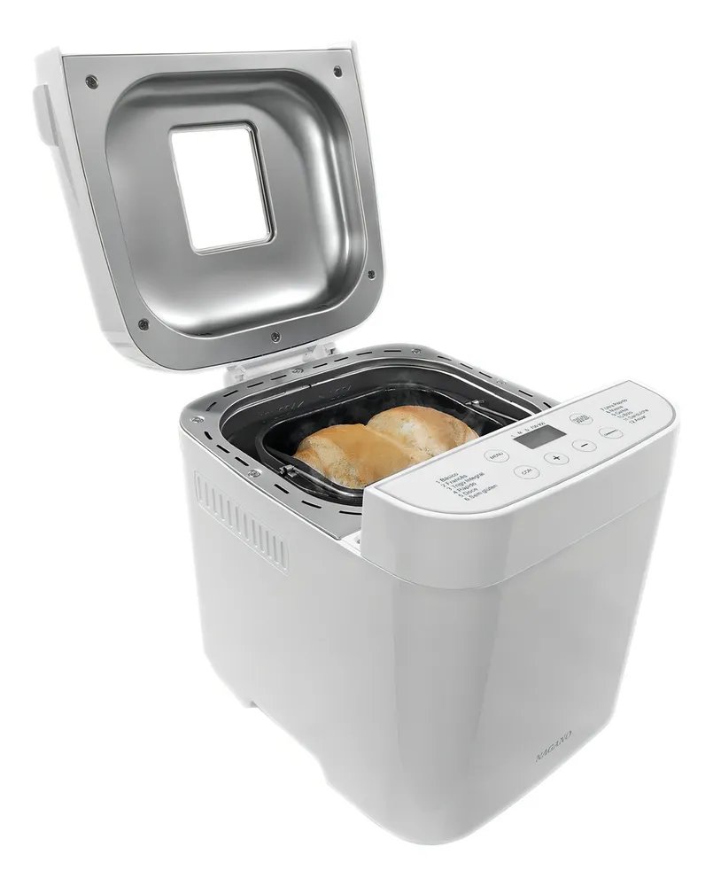 Máquina Fazer Pão Panificadora Domestica 550w 12 Programas Cor Branco