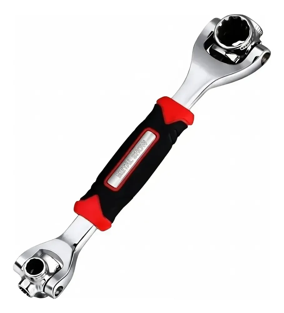 Chave Universal 8 em 1 com Cabeça Rotativa 360° Metal Show
