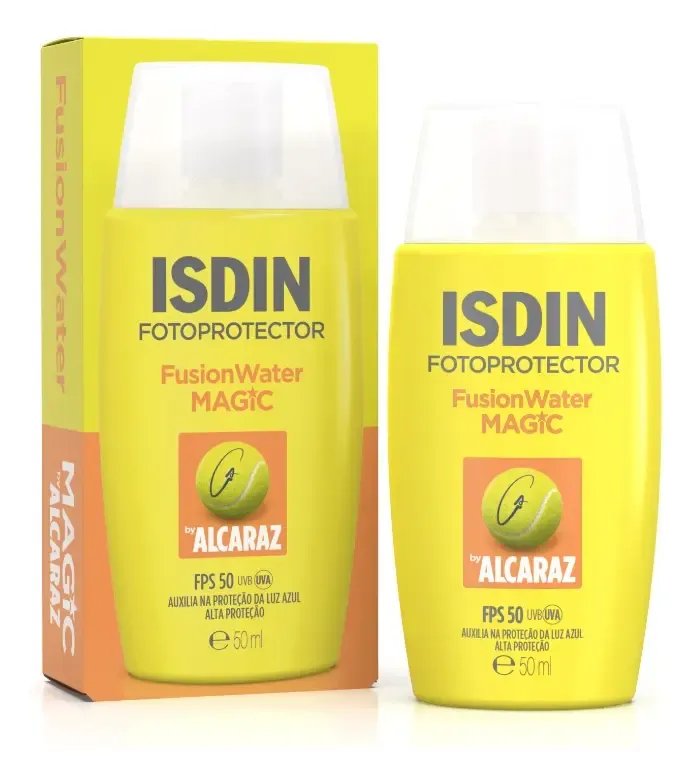 ISDIN Protetor Solar Facial Fusion Water Magic by Alcaraz FPS 50 - 50ml