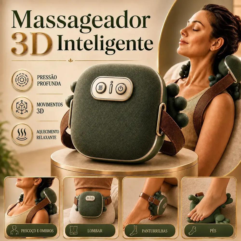 Massageador Elétrico para Pescoço e Ombros com Aquecimento DOK MEDICAL SUPPLIES