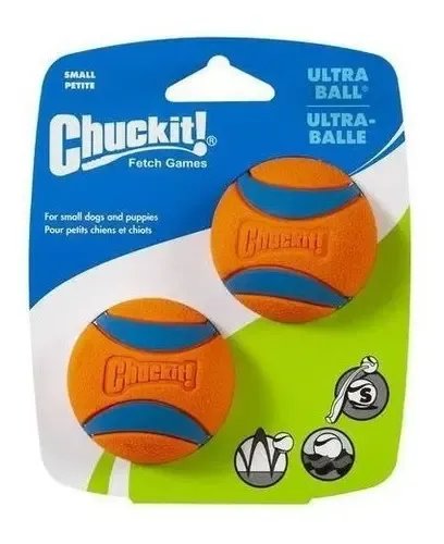 Bola Resistente Aquática Cão Chuckit! Ultra Ball 5cm 2un