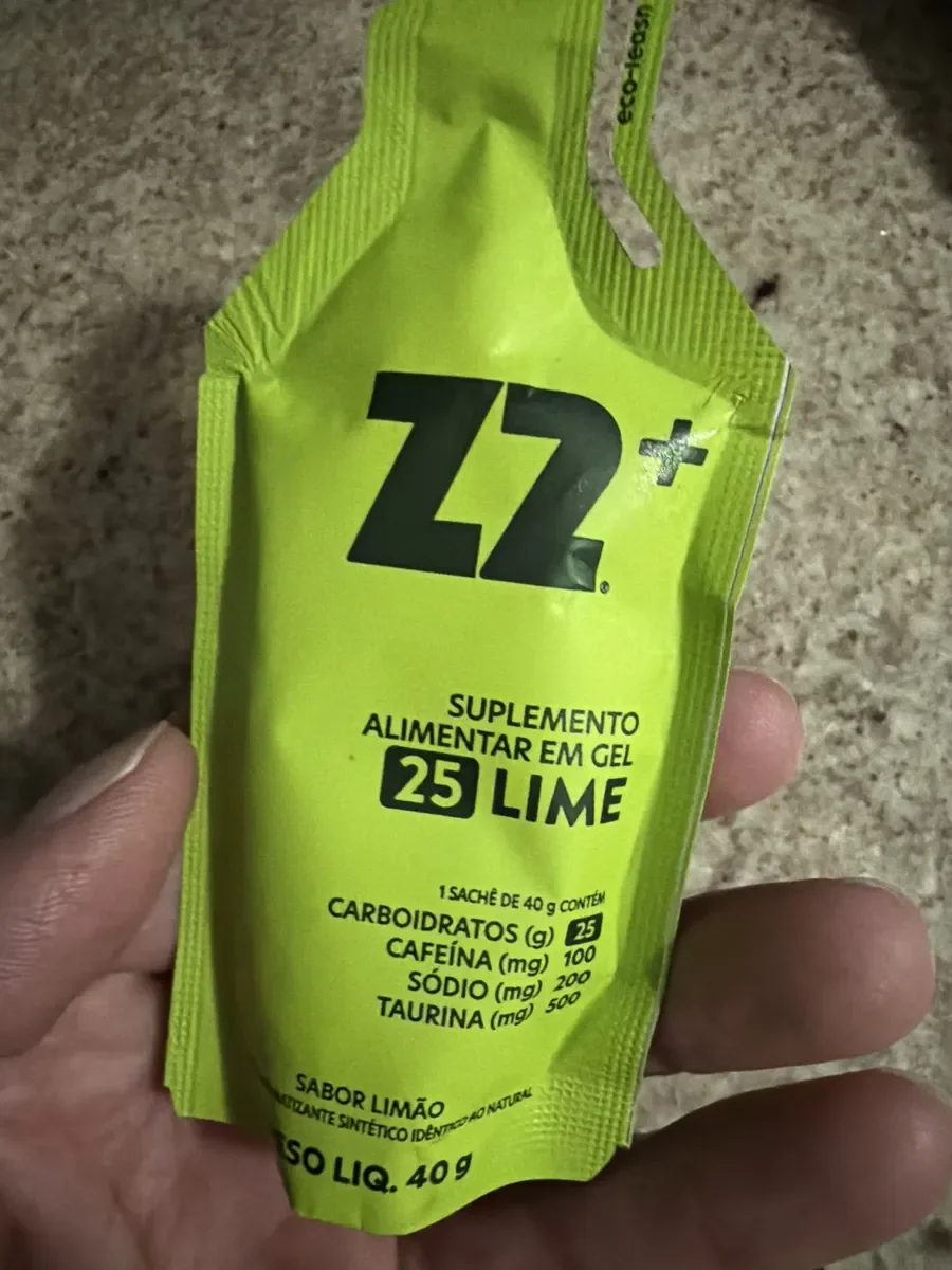 Energy Gel Z2+ Lime Box 10un Sachê 40g Cafeína