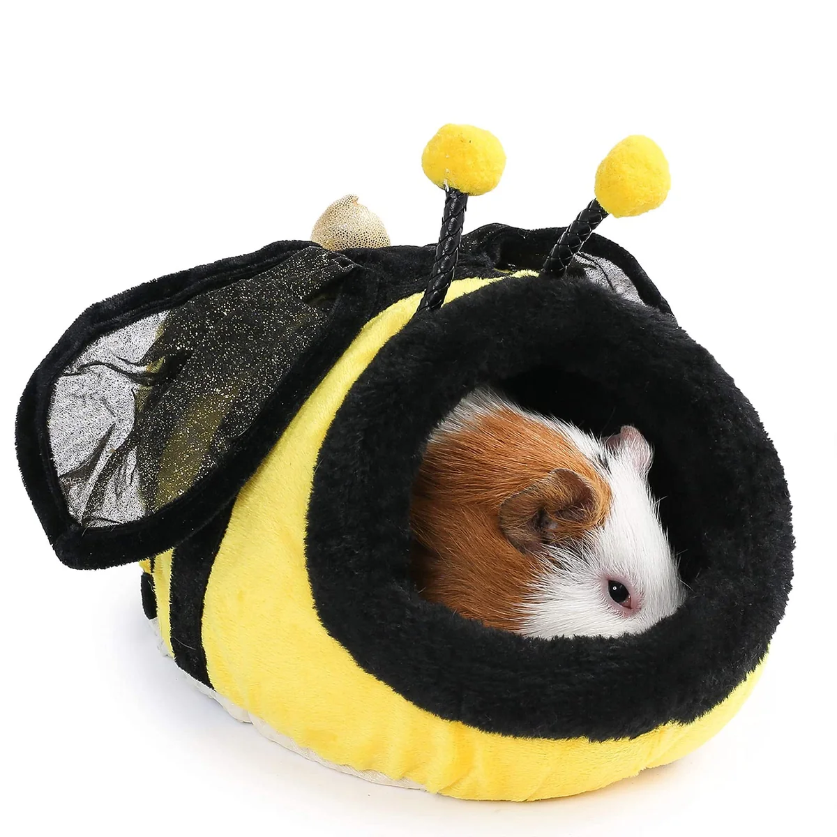 Cama De Pelúcia Para Animais Pequenos 19x17x13cm Conforto Aconchegante Toca Macia Hamster - Design Compacto Casa Lavável Roedores Pequeno Porte