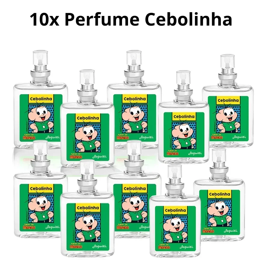 Kit 10x Perfumes Colônia Cebolinha Jequiti