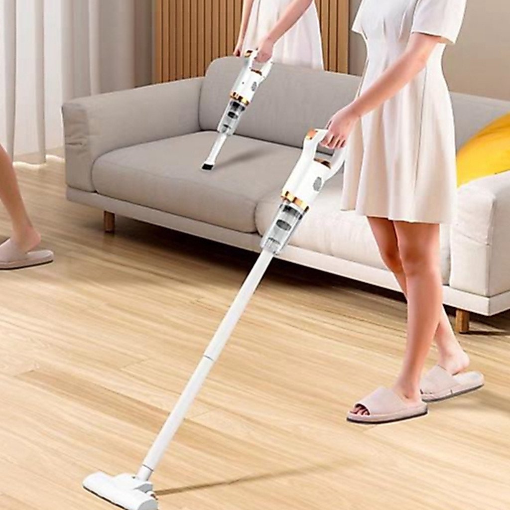 Aspirador de Pó 2 em 1 Limpeza Portátil Sem Fio Multifuncional Para Limpeza De Casa Manual