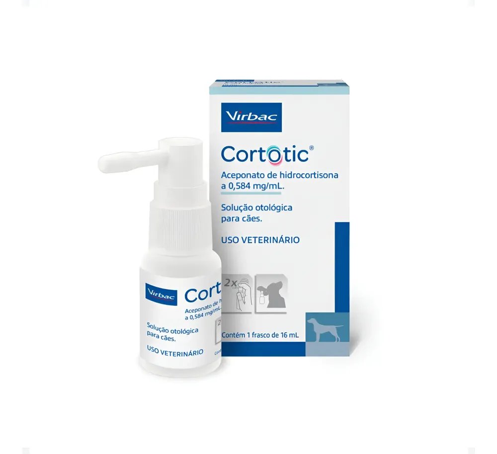 Cortotic Solução Otológica Virbac Para Cães 16ml
