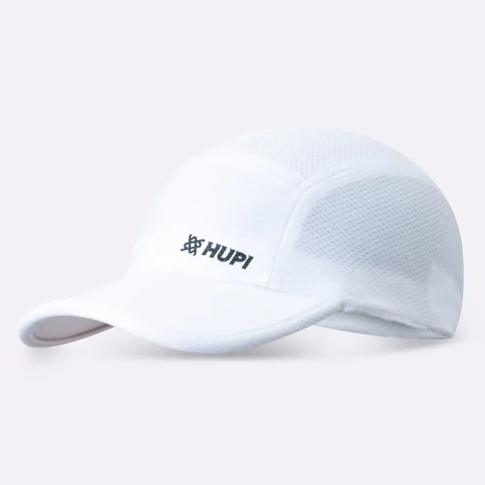 Boné Uv Com Proteção Solar Hupi Sun Dry Branco Branco Único Liso