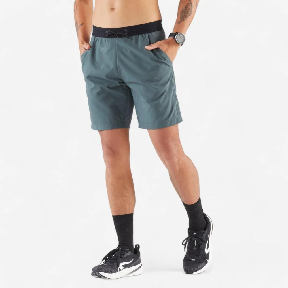 Short Masculino de Corrida Run Dry Kiprun Verde