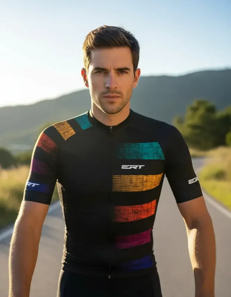 Camisa Ciclismo Manga Curta Ert Classic Bike Speed Mtb Chalk M