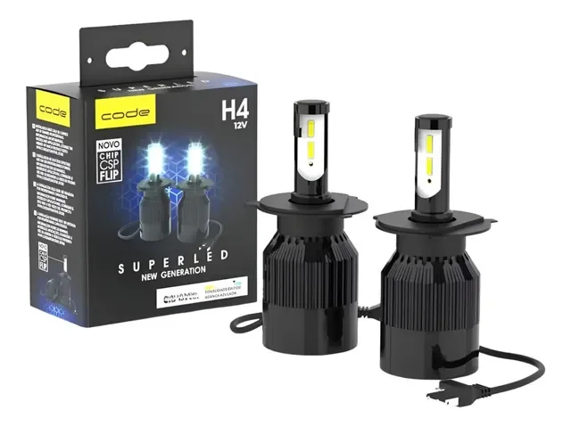 Kit Super Led Tech One 12v 24v H1 H3 H4 H7 H8 H9 H11 Hb3 Hb4