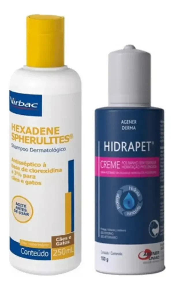 Shampoo Agener Virbac Hexadene Spherulites 250ml Para Cachorro