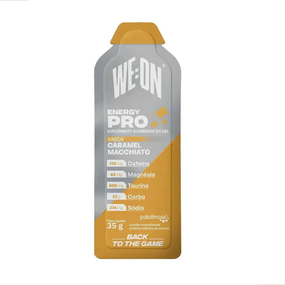 Gel Energia We:on Energy Pro Café Caramel Macchiato 10 Sachês