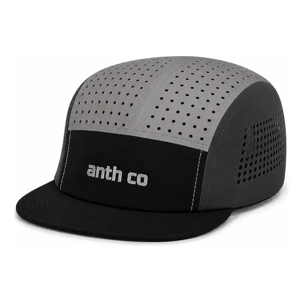 Boné Five Panel Esportivo Fresh Anth Co Respirável Unissex Cinza / Chumbo / Preto Único