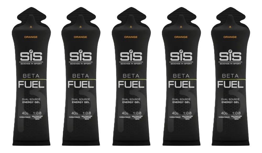Beta Fuel Energy Gel Sis 40g 5 Sachês Laranja Laranja