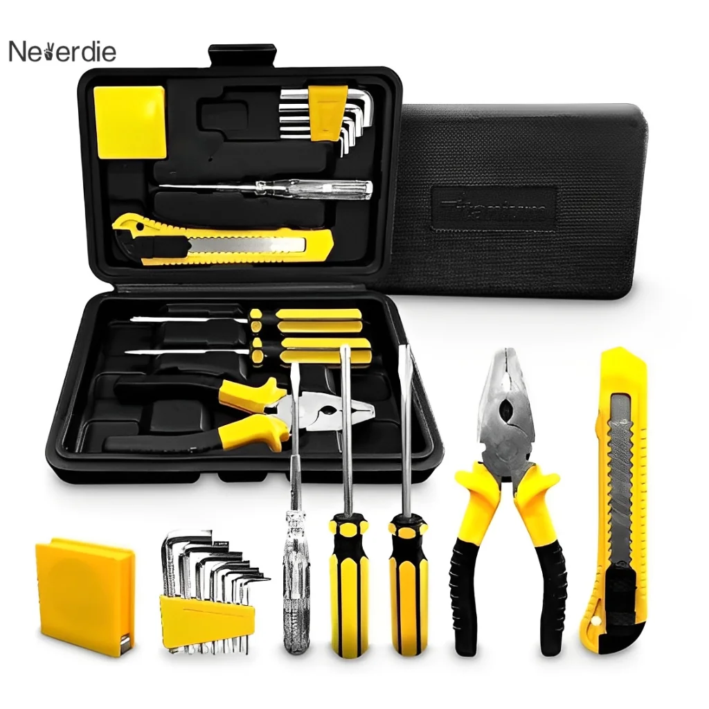 Kit Jogo De Ferramentas Com Maleta 12 Peças Titanium