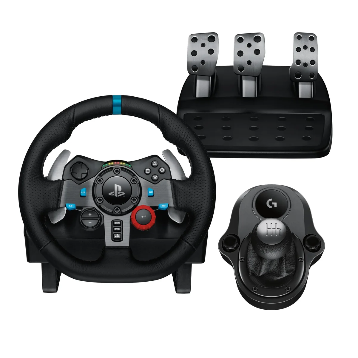 Combo Volante, Pedais e Cambio Logitech G29 SE Driving Force para PS5, PS4, PS3 e PC