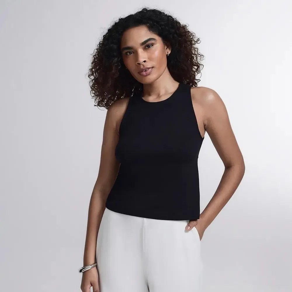 Regata Comfy Inlounge Feminino Insider Preta Liso M