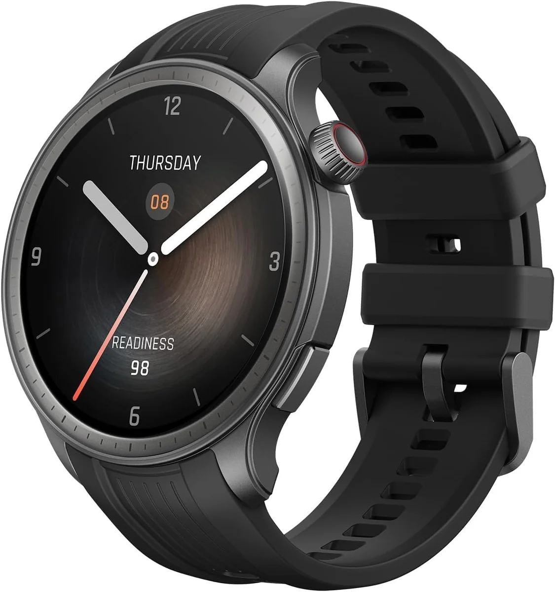Relógio Inteligente Amazfit Balance 46mm A2287 ZEPP FOLOW Composição Corporal, GPS, Step Tracking, Alexa Built-In, Chamada Bluetooth, Duração da Bateria de 14 Dias (Black)
