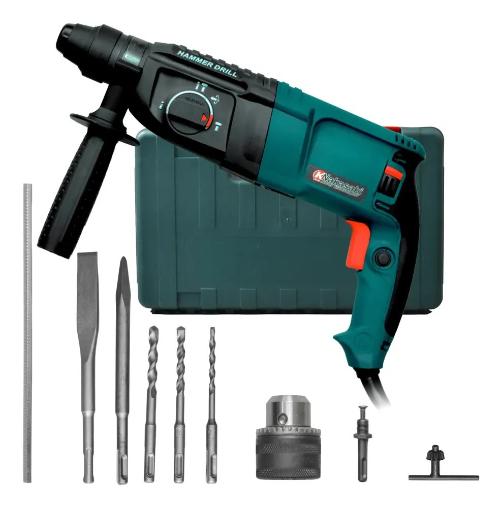 Martelete Perfurador Rompedor 1200w Profissional K Nakasaki Azul 220v 50 Hz/60 Hz