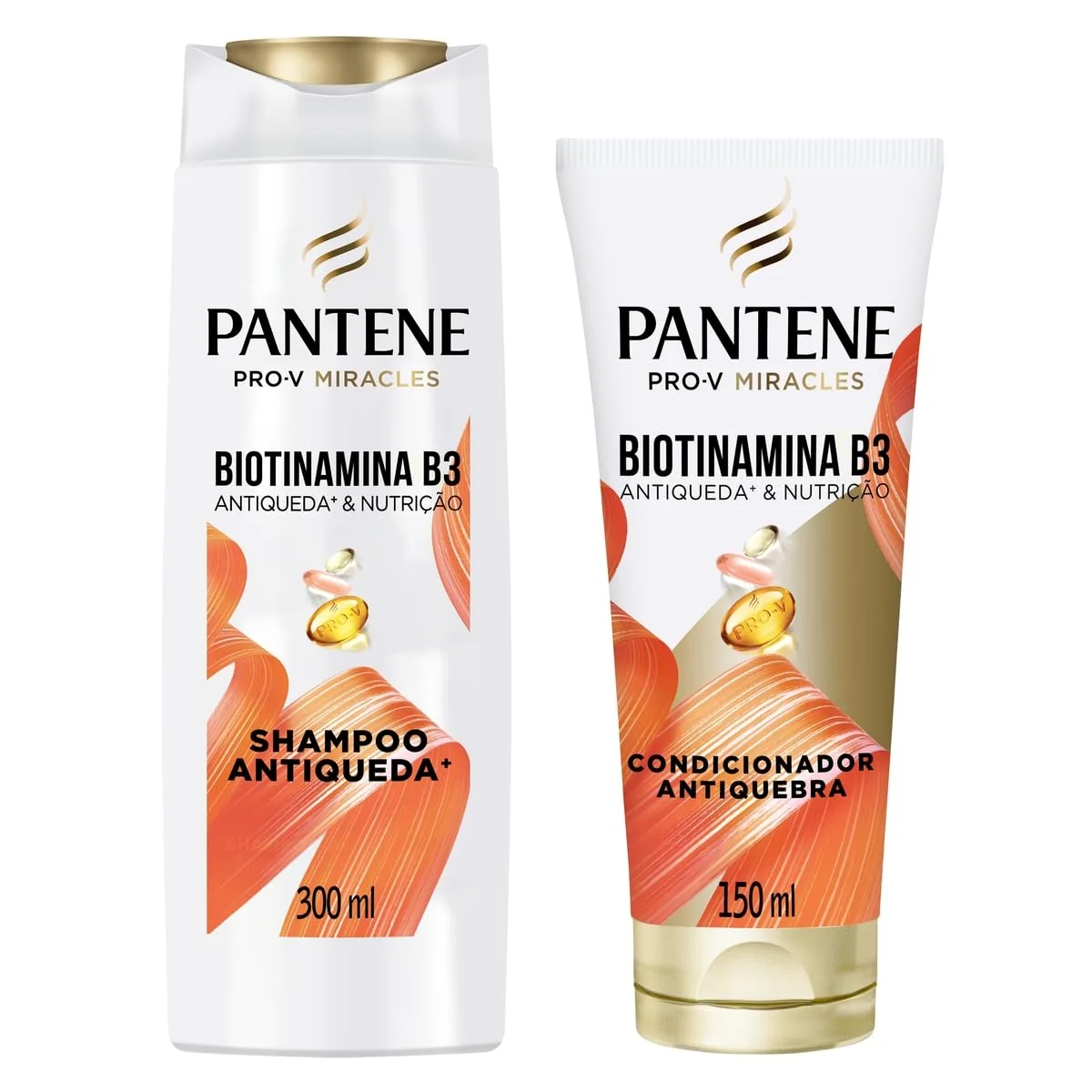 Kit Pantene Pro-V Biotinamina B3 Shampoo 300ml e Condicionador 150ml