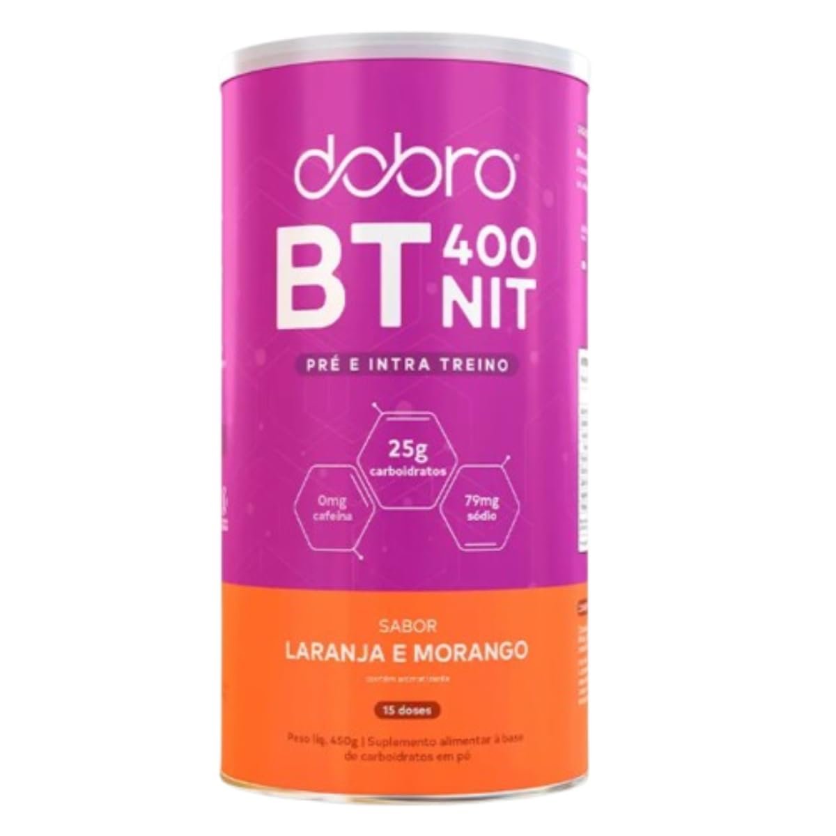 Dobro BT NIT 400 sabor Laranja e Morango 450g