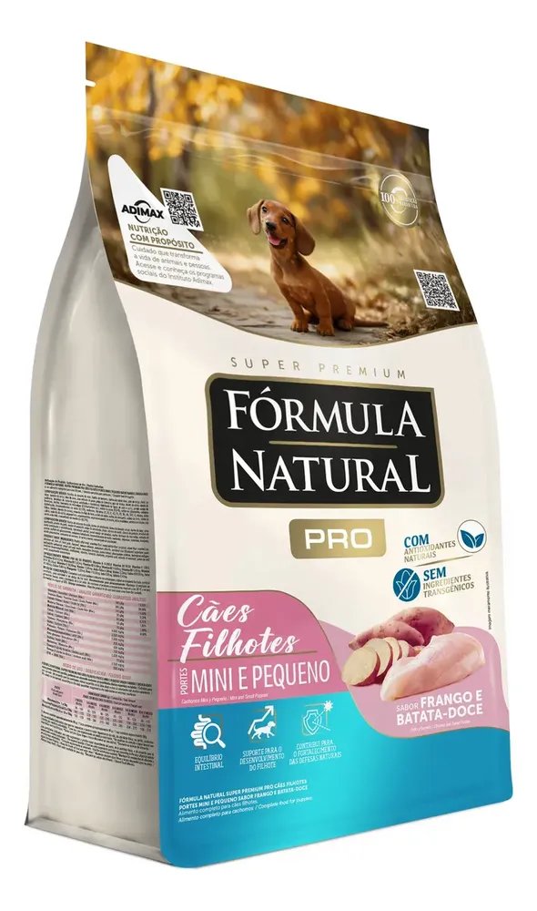 Ração Seca Fórmula Natural Pro Filhote Mini Pequeno 15kg Frango