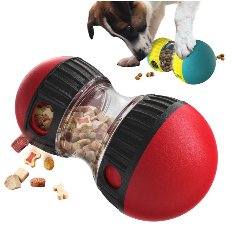 Brinquedo De Para Cães Grandes Pequenos Médios Bola De Alimentação Com Vazamento Lenta Treinamento Dog Pets