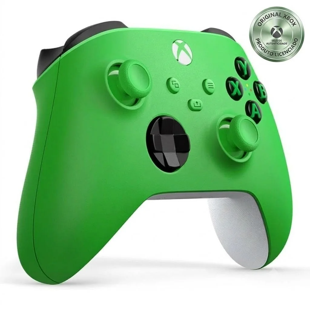 Controle Xbox Sem Fio Original Microsoft Velocity Green