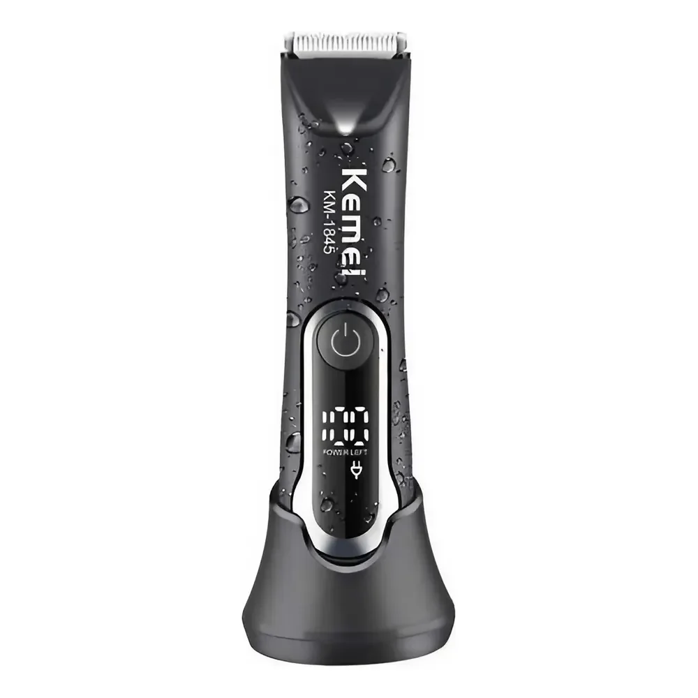 Máquina Kemei KM-1845 Cerâmica Sem Fio Recarregável