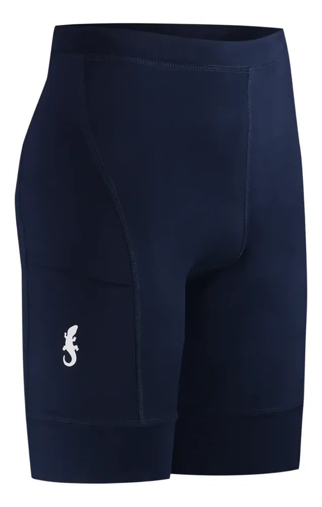 Shorts Compressão Kupaa Masculina Corrida Com Bolsos Azul Azul Gg