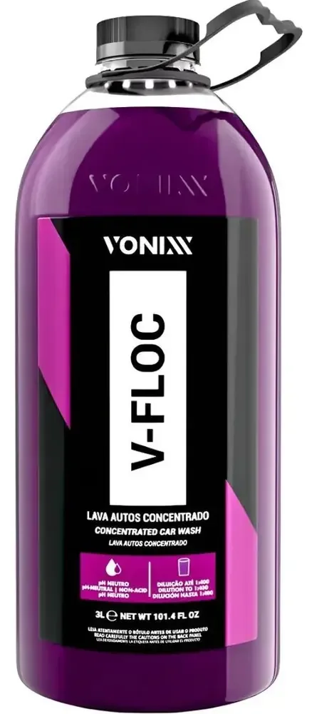 Shampoo Automotivo Lava Auto Concentrado V-floc 3l Vonixx