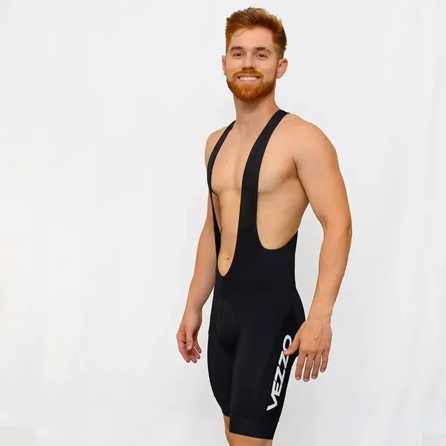Bretelle Carbon Vezzo Masculino Ciclismo Bike Forro Gel - PP ao 3G