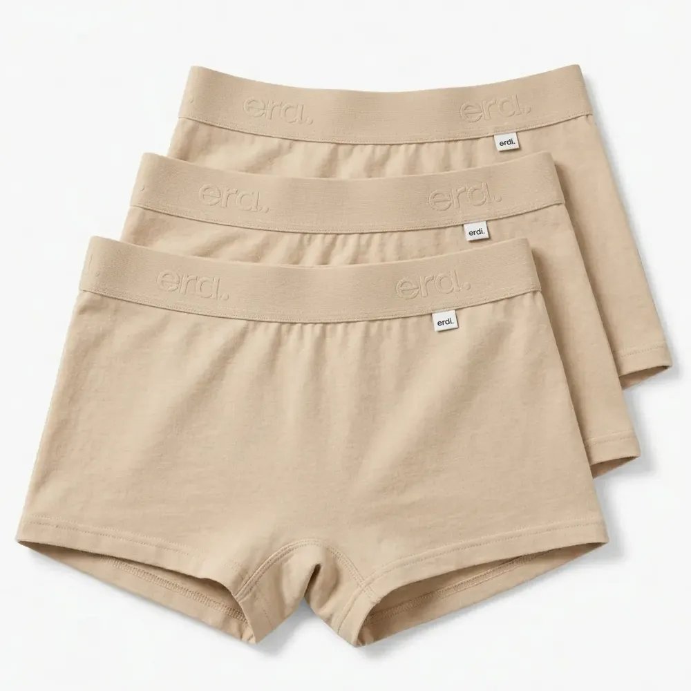Kit 6 Shorts Femininos Bege Confortável Esportivo Academia Bege Liso Gg-44