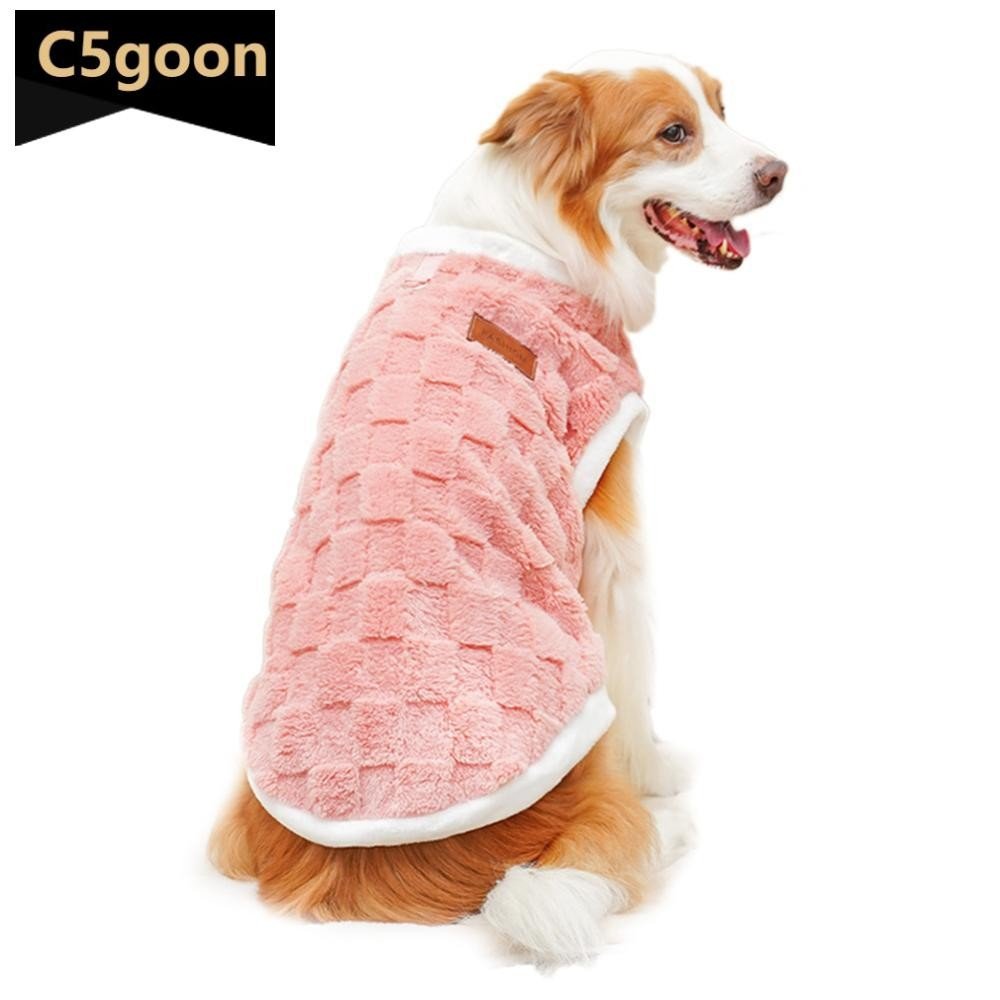 C5GOON S-6XL Golden Retriever Buldogue Francês Roupas Pijamas De Lã Quente Inverno Gato Para Animais De Estimação Cães M