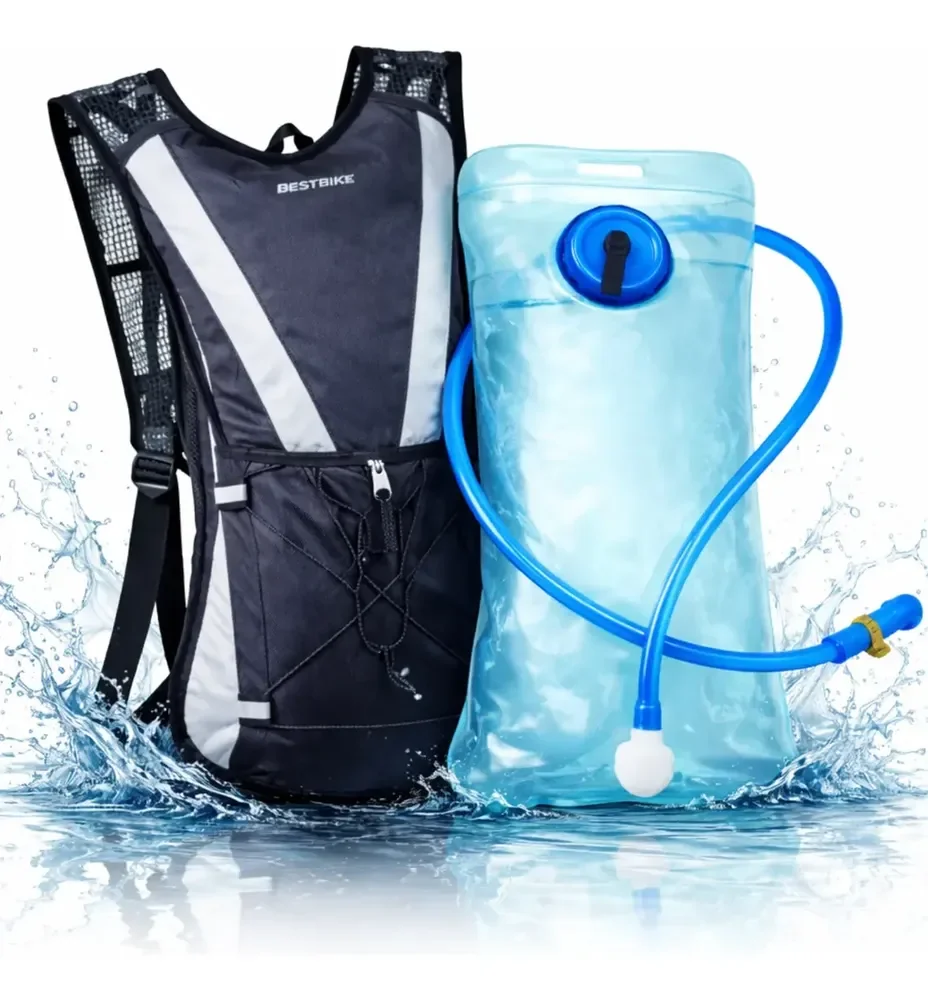 Mochila de Hidratação Bestbike de 2 L Para Ciclismo e Corrida Com Refil