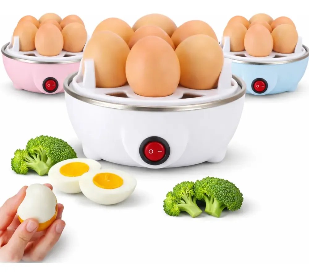 Cozedor De Ovos Elétrico Máquina Cozinhar À Vapor 110/220v Branco 127v 50 Hz