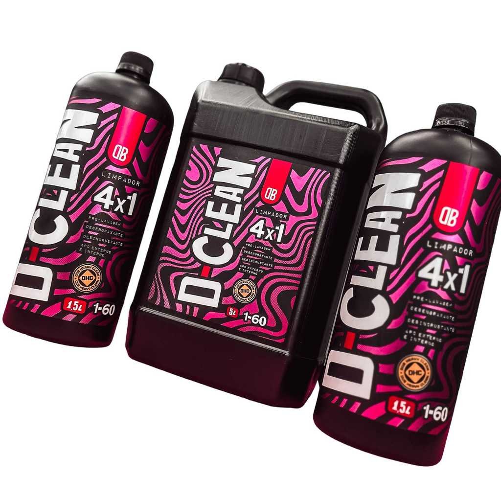 D-Clean Limpador 4x1 APC Desengraxante Limpeza Motor Interior Caixa De Roda Chassi 1.5L