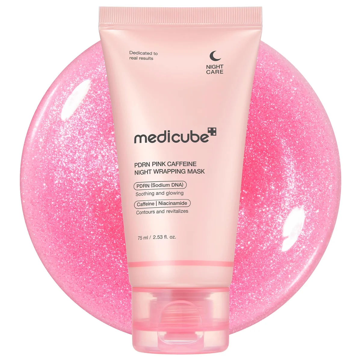 PDRN PINK CAFFEINE NIGHT WRAPPING MASK 75ml