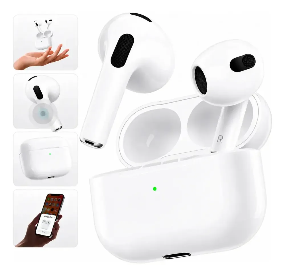 Fone Ouvido Bluetooth 5.4 Sem Fio Kateluo Anti Ruido A Prova Dagua Compatível Com Todos Celulares Tws Wireless Air Premium Microfone Touch
